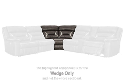 Wedge In Solid Midnight Fabric