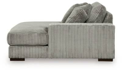 Right-Arm Facing Corner Chaise In Solid Fog Fabric
