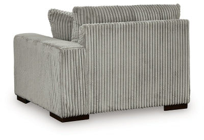 Right-Arm Facing Corner Chair In Solid Fog Fabric
