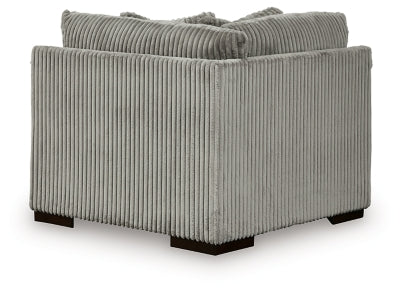 Wedge In Solid Fog Fabric