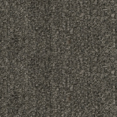 Ottoman In Solid Graphite Fabric