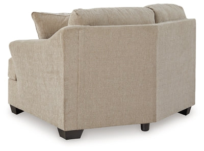 Right-Arm Facing Cuddler In Solid Cork Fabric