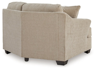 Left-Arm Facing Cuddler In Solid Cork Fabric