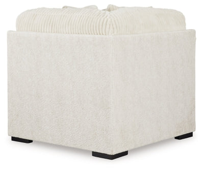 Wedge In Solid Ivory Fabric