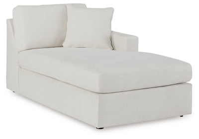 Right-Arm Facing Corner Chaise In Solid Oyster Performance Fabric;Next-Gen Nuvella™;Fabric