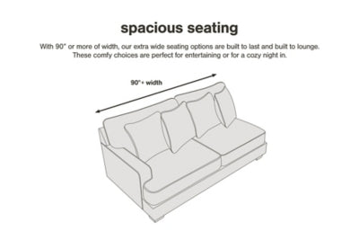 Sofa In Solid Desert Fabric