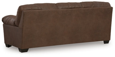 Sofa In Solid Coffee Fabric