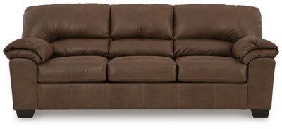 Sofa In Solid Coffee Fabric