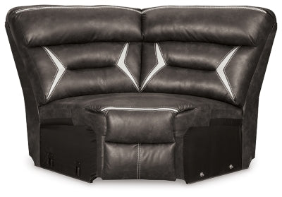 Wedge In Solid Midnight Fabric
