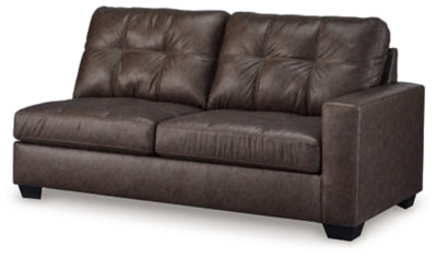 Right-Arm Facing Sofa In Solid Umber Fabric