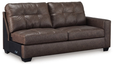 Right-Arm Facing Sofa In Solid Umber Fabric