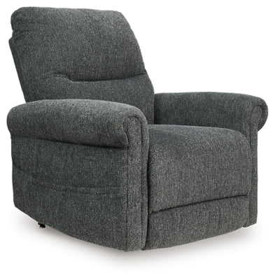 Power Lift Recliner In Solid Charcoal Performance Fabric;Next-Gen Nuvella™;Fabric