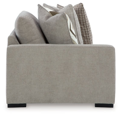 Left-Arm Facing Corner Chair In Solid Flax Fabric