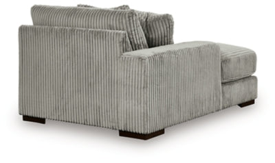 Left-Arm Facing Corner Chaise In Solid Fog Fabric