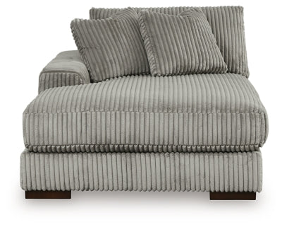 Left-Arm Facing Corner Chaise In Solid Fog Fabric