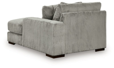Right-Arm Facing Corner Chaise In Solid Fog Fabric