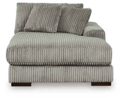 Right-Arm Facing Corner Chaise In Solid Fog Fabric