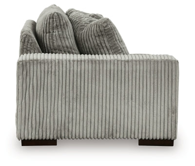 Left-Arm Facing Corner Chair In Solid Fog Fabric