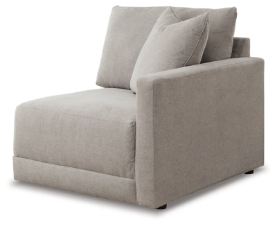 Right-Arm Facing Corner Chair In Solid Shadow Fabric