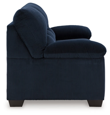 Sofa In Solid Navy Fabric