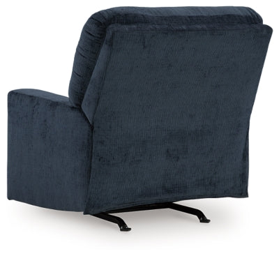 Recliner In Solid Ink Fabric