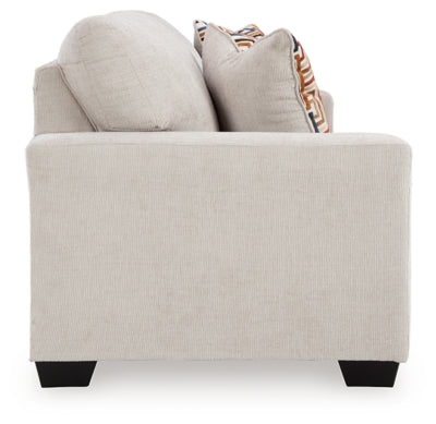 Sofa In Solid Stone Fabric