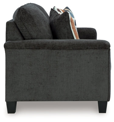 Sofa In Solid Dusk Fabric