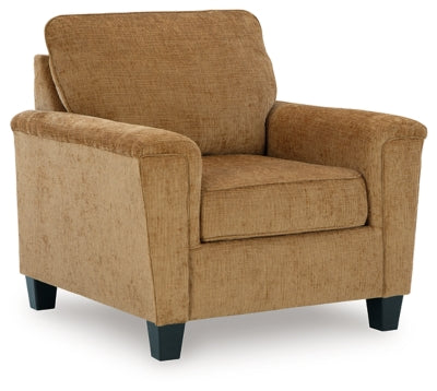 Chair In Solid Honey Fabric
