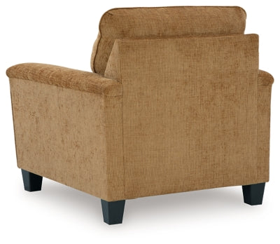 Chair In Solid Honey Fabric
