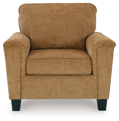 Chair In Solid Honey Fabric