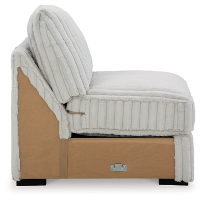 Armless Chair In Solid Alloy Fabric