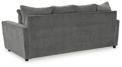 Sofa In Solid Gravel Fabric