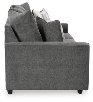 Sofa In Solid Gravel Fabric