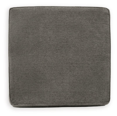 Ottoman With Storage In Solid Putty Fabric