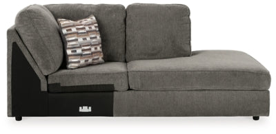 Right-Arm Facing Corner Chaise In Solid Putty Fabric