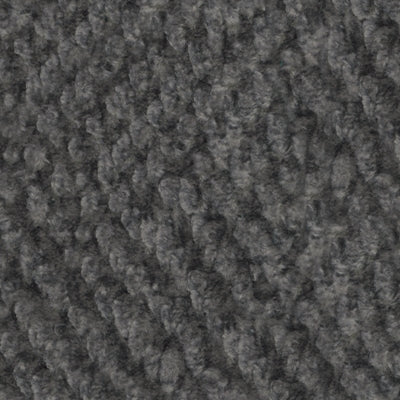 Oversized Swivel Accent Chair In Solid Graphite Fabric