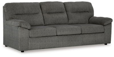 Sofa In Solid Mineral Fabric