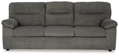 Sofa In Solid Mineral Fabric
