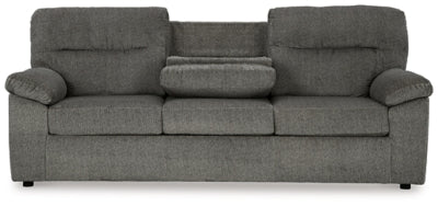 Sofa In Solid Mineral Fabric