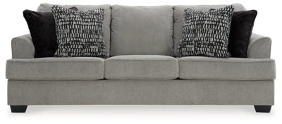Sofa In Solid Ash Fabric