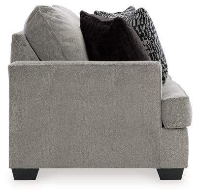 Sofa In Solid Ash Fabric