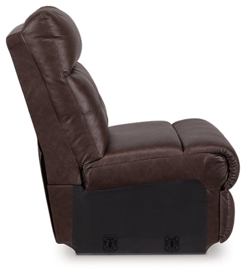 Armless Chair In Solid Walnut Fabric