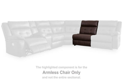 Armless Chair In Solid Walnut Fabric