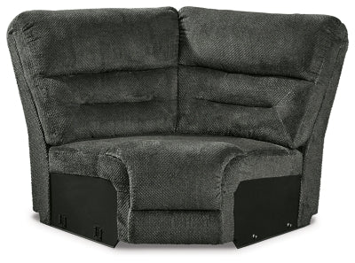 Wedge In Solid Smoke Fabric