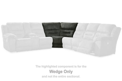 Wedge In Solid Smoke Fabric
