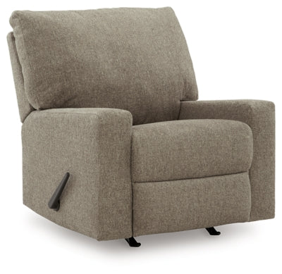 Recliner In Solid Hemp Fabric