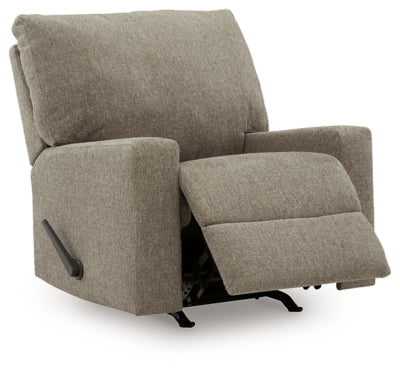 Recliner In Solid Hemp Fabric