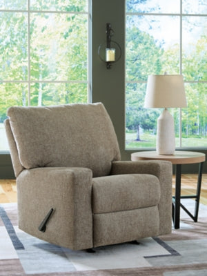Recliner In Solid Hemp Fabric