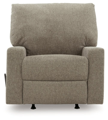 Recliner In Solid Hemp Fabric