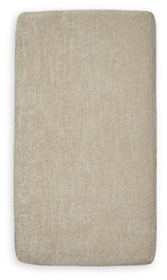 Ottoman In Solid Desert Fabric